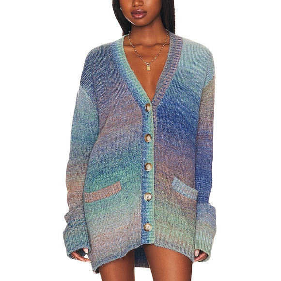 L*Space 'Zoe' Blue Cardigan Size XS
